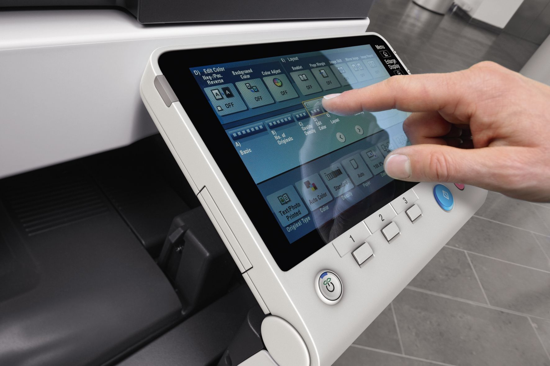 Konica Minolta bizhub C308e – widok dodatkowy