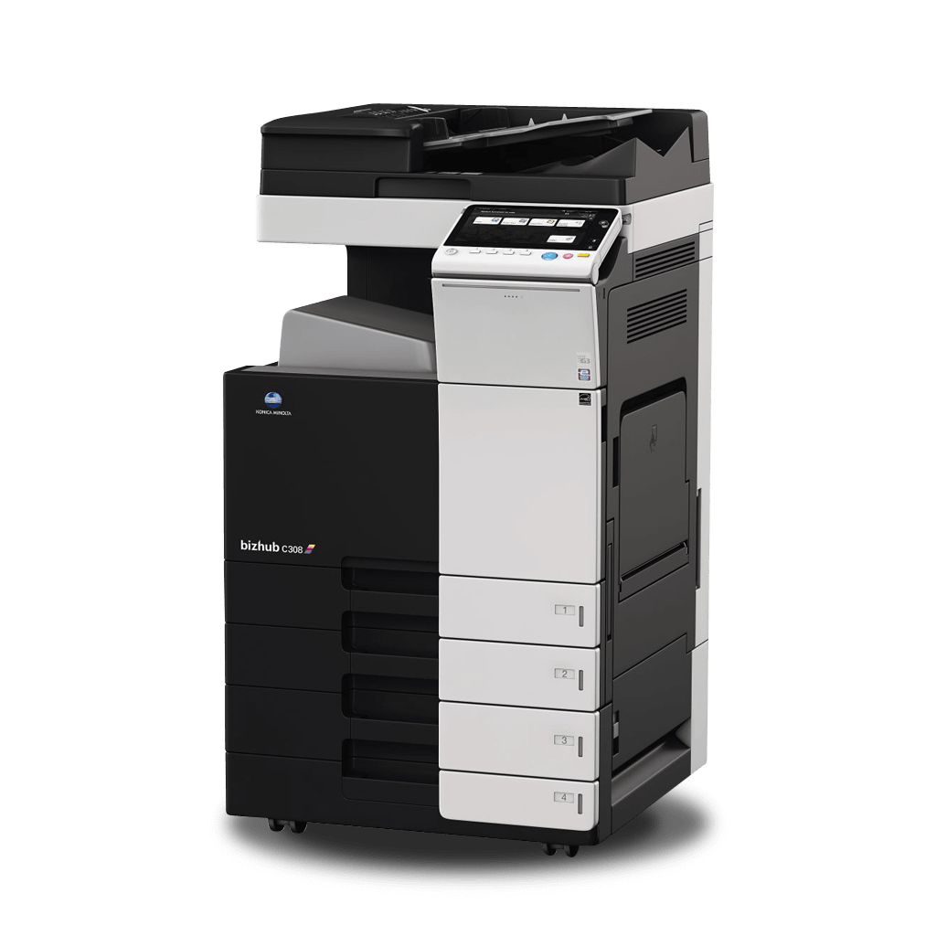 Konica Minolta bizhub C308e – widok boczny