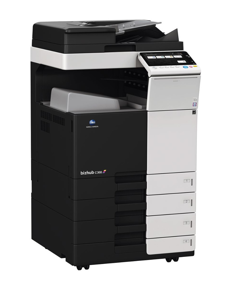Konica Minolta bizhub C368e – widok z boku